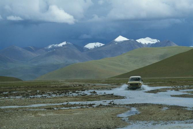 Landscape near Tsochen, Transhimalaya, 1985