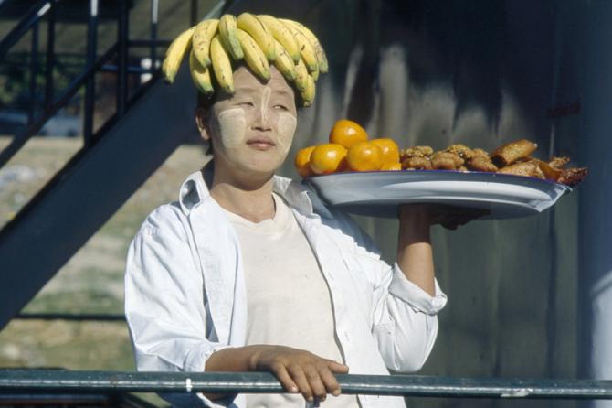 Fruit seller, 2003