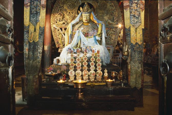 Gyantze, Maitreia Temple, 1987